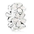 Pandora Darling Daisies with White Enamel Spacer