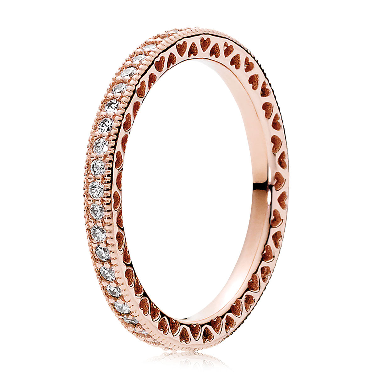 Pandora Sparkle & Hearts Ring