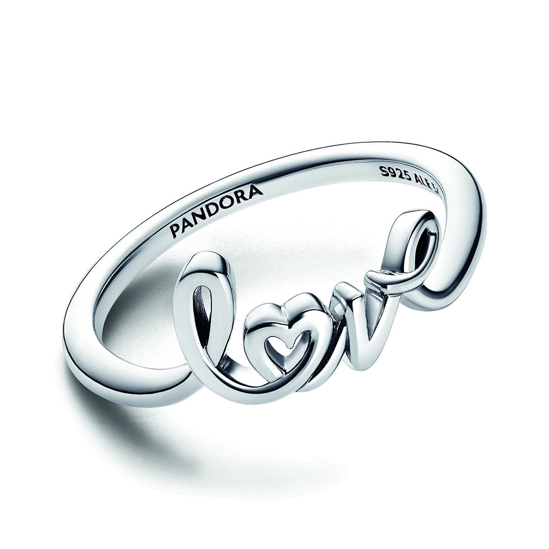 Handwritten Love Ring
